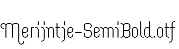 Merijntje-SemiBold.otf