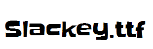 Slackey.ttf