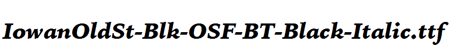 IowanOldSt-Blk-OSF-BT-Black-Italic.ttf