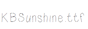 KBSunshine.ttf