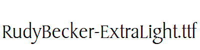 RudyBecker-ExtraLight.ttf