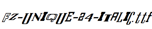 FZ-UNIQUE-24-ITALIC.ttf