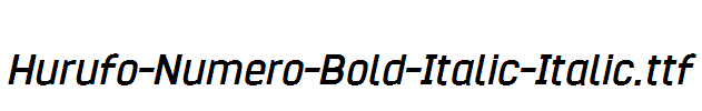 Hurufo-Numero-Bold-Italic-Italic.ttf