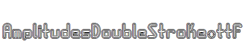 AmplitudesDoubleStroke.ttf