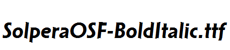 SolperaOSF-BoldItalic.ttf