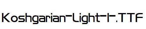 Koshgarian-Light-1-.ttf