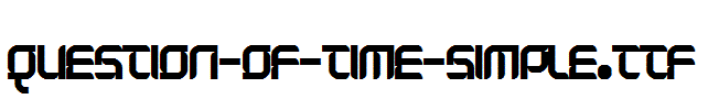 Question-of-time-simple.ttf