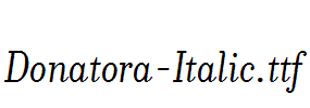 Donatora-Italic.ttf