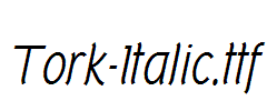 Tork-Italic.ttf