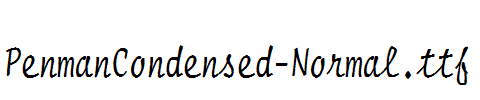 PenmanCondensed-Normal.ttf