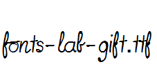 fonts-lab-gift.ttf