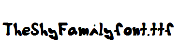 TheShyFamilyfont.ttf