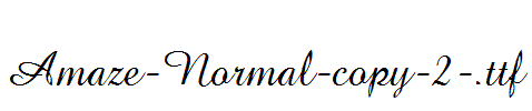 Amaze-Normal-copy-2-.ttf