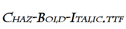 Chaz-Bold-Italic.ttf