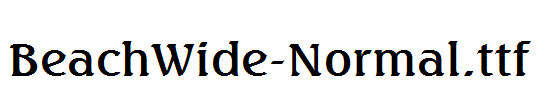 BeachWide-Normal.ttf