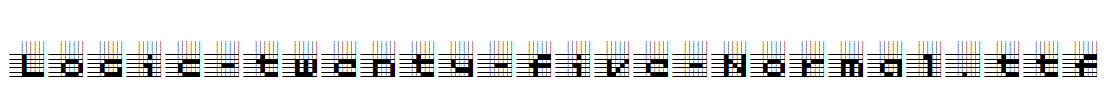 Logic-twenty-five-Normal.ttf