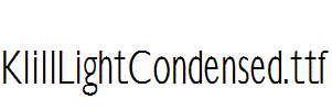 KlillLightCondensed.ttf