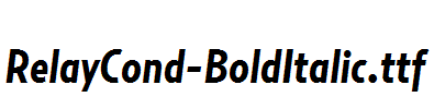 RelayCond-BoldItalic.ttf