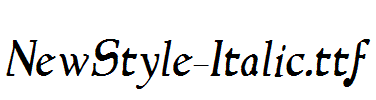 NewStyle-Italic.ttf