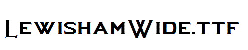 LewishamWide.ttf