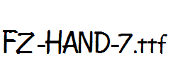 FZ-HAND-7.ttf