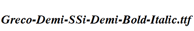 Greco-Demi-SSi-Demi-Bold-Italic.ttf