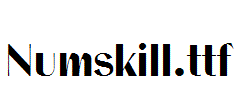 Numskill.ttf