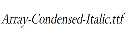 Array-Condensed-Italic.ttf