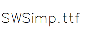 SWSimp.ttf