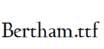 Bertham.ttf