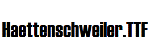 Haettenschweiler.ttf