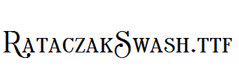 RataczakSwash.ttf