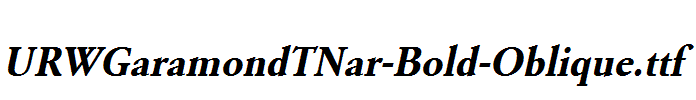 URWGaramondTNar-Bold-Oblique.ttf