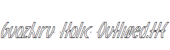 Guazhiru-Italic-Outlined.ttf