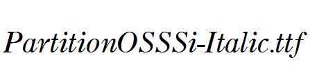 PartitionOSSSi-Italic.ttf