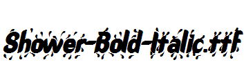 Shower-Bold-Italic.ttf