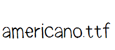 americano.ttf