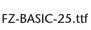 FZ-BASIC-25.ttf