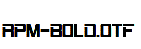 RPM-Bold.otf