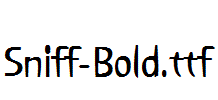 Sniff-Bold.ttf