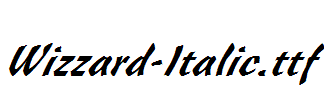 Wizzard-Italic.ttf