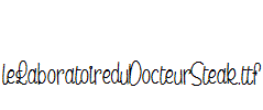 leLaboratoireduDocteurSteak.ttf