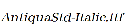 AntiquaStd-Italic.ttf