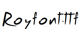 Royfont.ttf