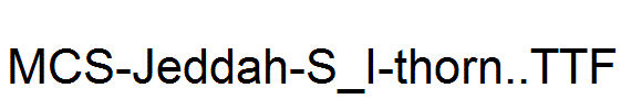 MCS-Jeddah-S_I-thorn..ttf