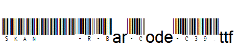 SKANDEMO-R-Bar-Code-C39.ttf