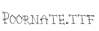 Poornate.ttf