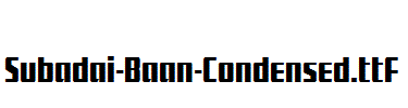 Subadai-Baan-Condensed.ttf