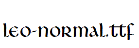 Leo-Normal.ttf