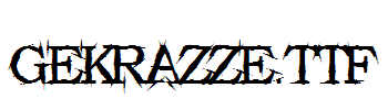 GEKRAZZE.ttf